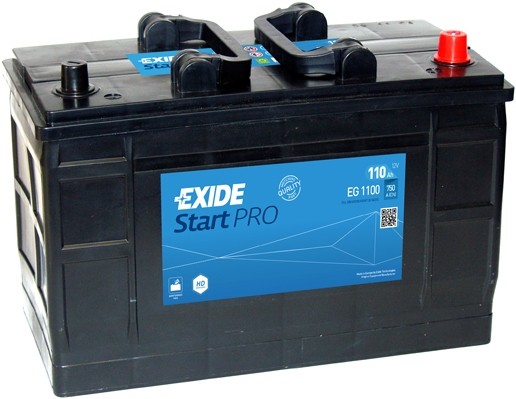EG1100 Baterie EXIDE Professional 12v 110ah 750A EXIDE 